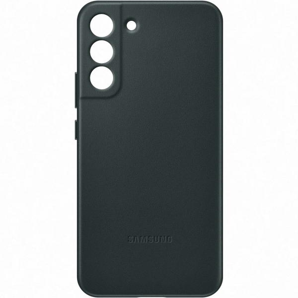 фото Чехол leather cover для samsung galaxy s22+ forest green (ef-vs906lgegru)