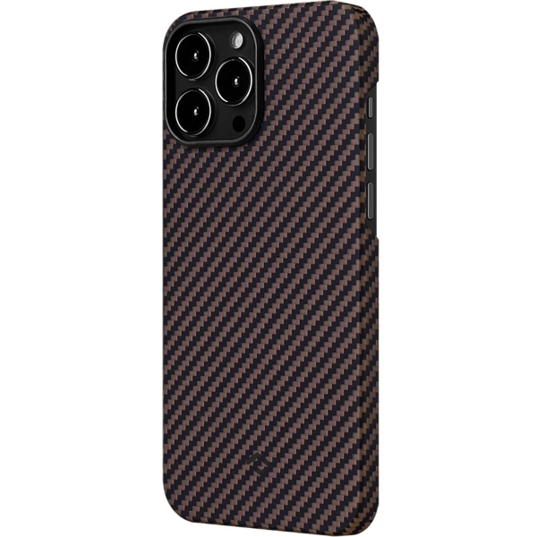 фото Чехол slim для iphone 13 pro max brown/black (ki1306pm) pitaka