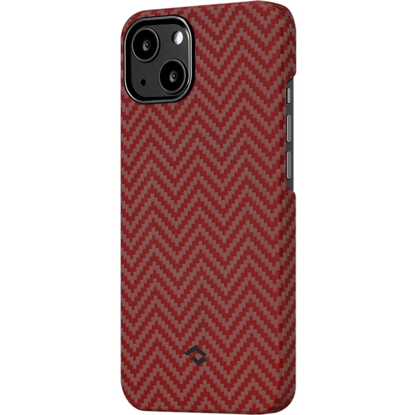 фото Чехол slim для iphone 13 mini red/orange (ki1307) pitaka