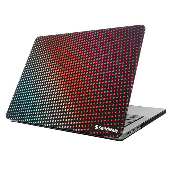 фото Чехол для ноутбука case dots для macbook pro 14 2021 rainbow (gs-105-232-218-163) switcheasy