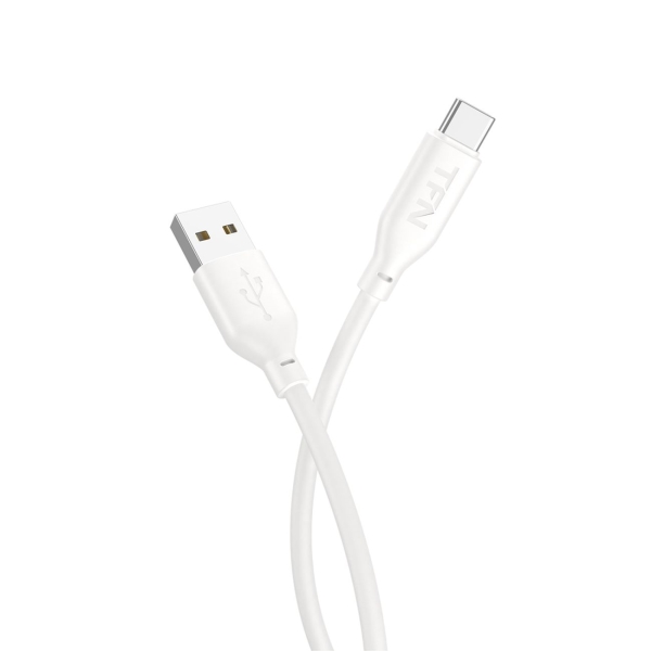 фото Кабель usb type с silicone, 60 см white (tfn-c-sil-ac06m-wh)