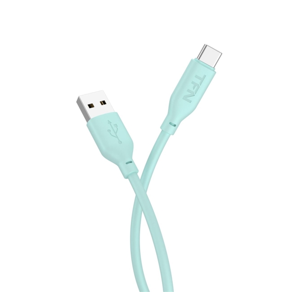 фото Кабель usb type-c silicone 1.2m mint (tfn-c-sil-ac1m-mt)