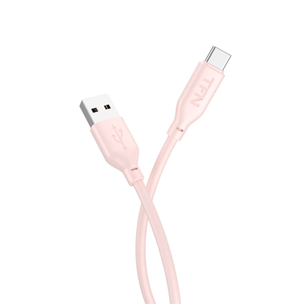 фото Кабель usb type с silicone, 1,2 м rose (tfn-c-sil-ac1m-ro)