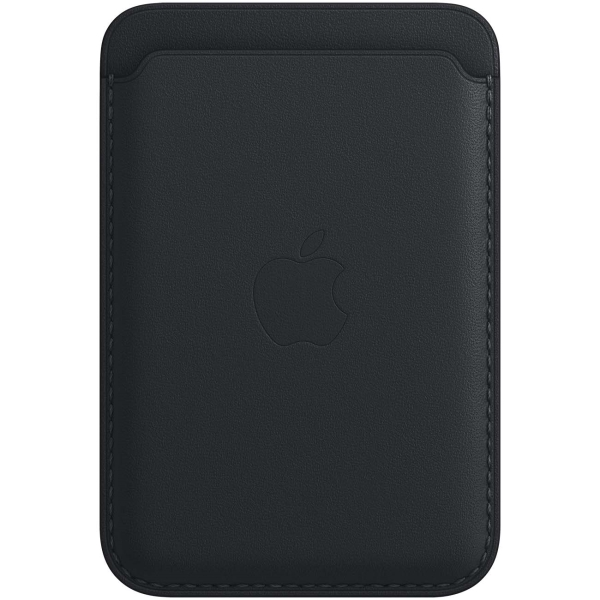 фото Чехол leather wallet magsafe для iphone midnight (mm0y3ze/a) apple