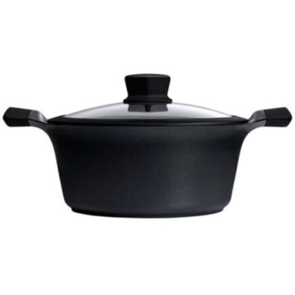 фото Кастрюля с крышкой teflon platinum plus non-stick soup pot, 2,2 л (hu0072) huohou