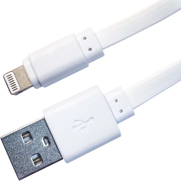 фото Кабель usb a-8 pin, 2а, плоский, 1,5m (2857) gal