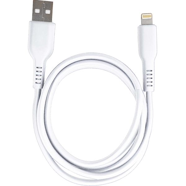 фото Кабель usb a-8 pin, 2а, 1m white (2777) gal