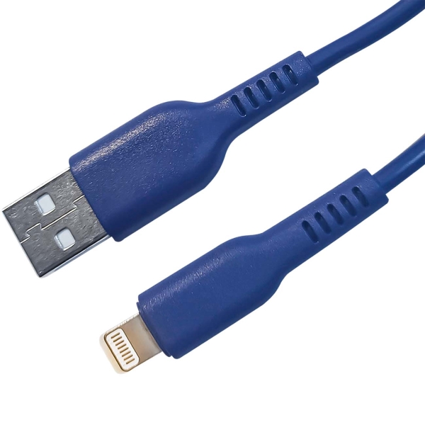 фото Кабель usb a-8 pin, 2а, 1m blue (2777) gal