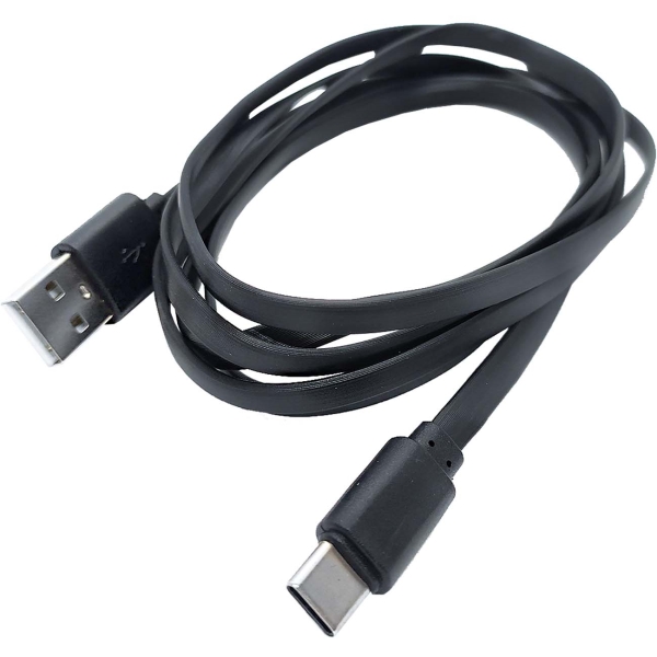 фото Кабель usb a-type c, 2а, 1m black (2888) gal