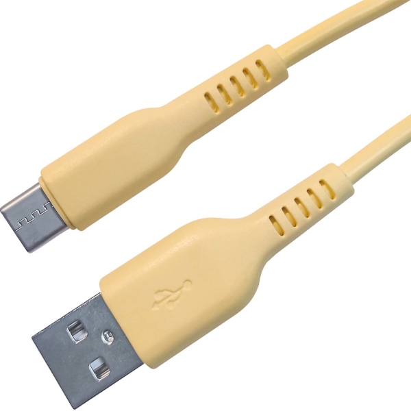 фото Кабель usb a-type c, 2а, 1m yellow (2888) gal