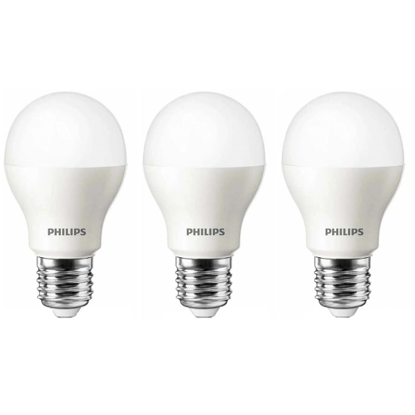 фото Светодиодные лампы bulb 9w e27 3000k, 3 шт (929002299247) philips