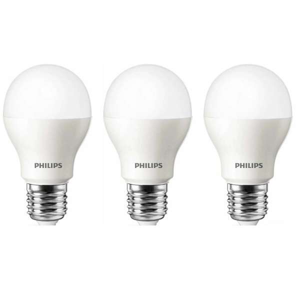 фото Светодиодные лампы bulb 9w e27 4000k, 3 шт (929002299347) philips