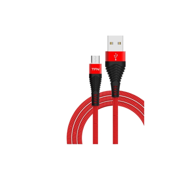 фото Кабель forza, microusb, 1m red/black (tfn-cfzmicusb1mrd)