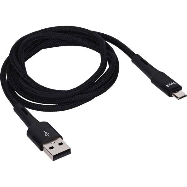 фото Кабель envy, microusb, 1,2m, нейлон black (tfn-c-env-mic1mbk)