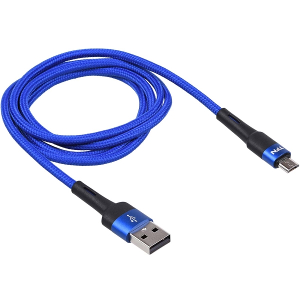 фото Кабель envy, microusb, 1,2m, нейлон blue (tfn-c-env-mic1mbl)