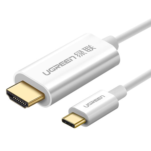 фото Кабель mm121 usb type-c/hdmi cable male-male abs case (30841) ugreen