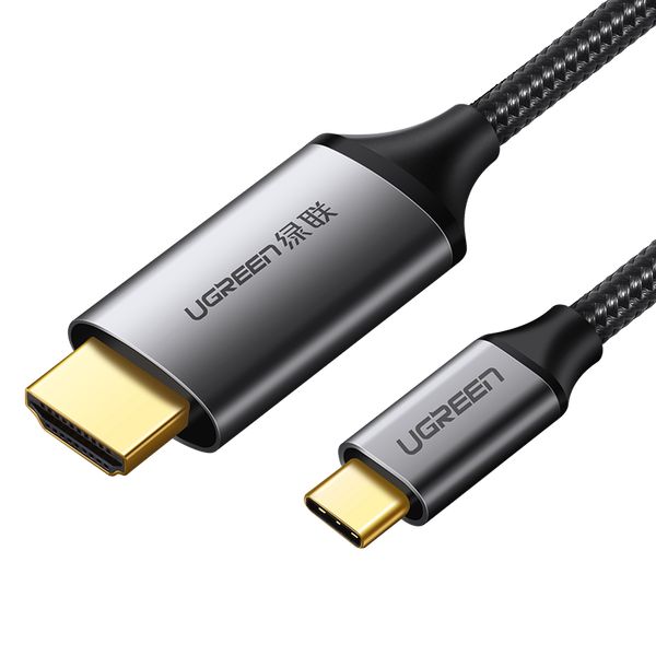 фото Кабель mm142 usb type-c/hdmi male-male cable aluminum shell (50570) ugreen