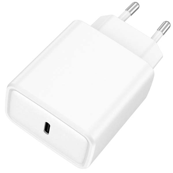 фото Сетевое зарядное устройство usb type-c pd 33w white (wcrpd23) tfn