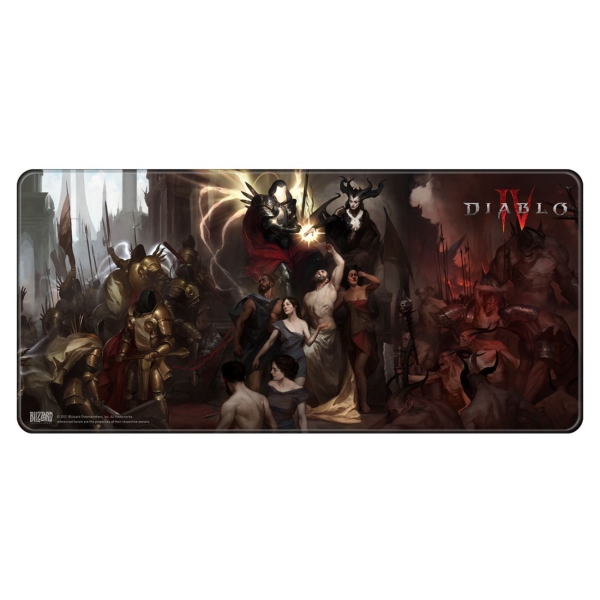 фото Игровой коврик blizzard diablo iv inarius and lilith xl (fblmpd4inalil21xl)