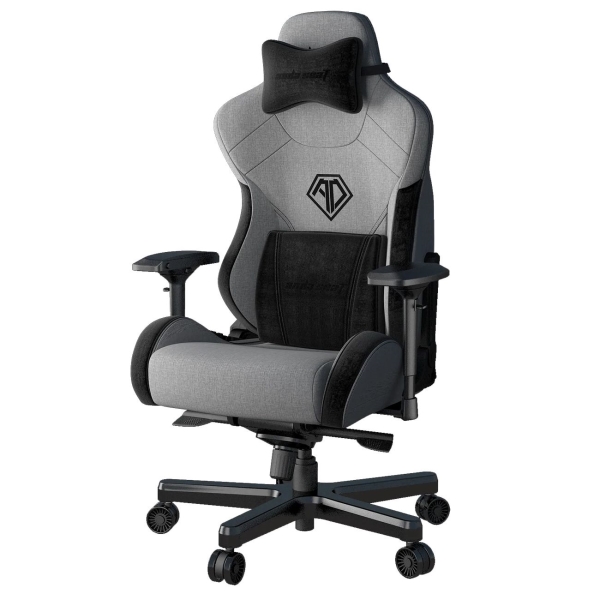 фото Игровое кресло t-pro 2 grey/black (ad12xlla-01-gb-f) andaseat