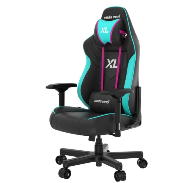 фото Игровое кресло excel edition black/turquoise (ad19-07-bsv-pv) andaseat