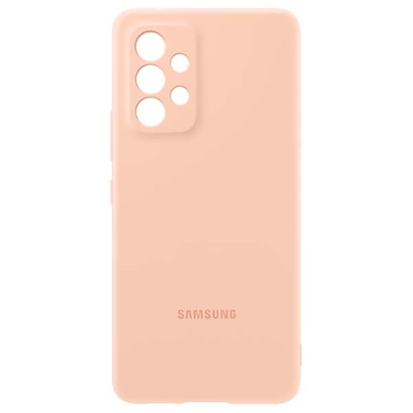 фото Чехол silicone cover для samsung galaxy a53 peach (ef-pa536)