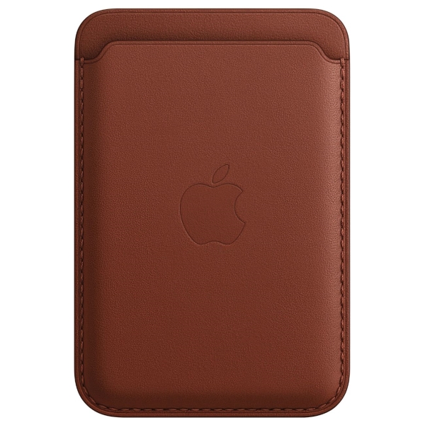 фото Чехол для iphone leather wallet magsafe umber (mppx3) apple