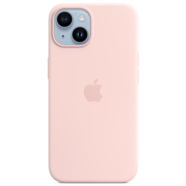 фото Чехол для iphone 14 silicone magsafe chalk pink (mprx3) apple