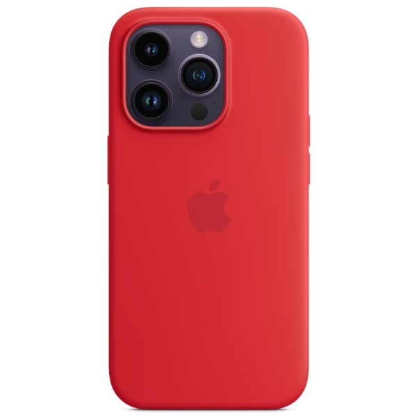 фото Чехол для iphone 14 pro silicone magsafe (product)red (mptg3) apple