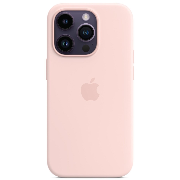 фото Чехол для iphone 14 pro silicone magsafe chalk pink (mpth3) apple