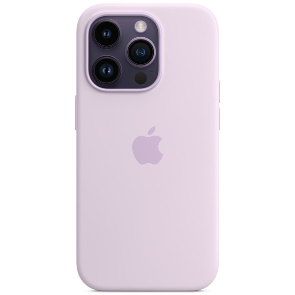 фото Чехол для iphone 14 pro silicone magsafe lilac (mptj3) apple