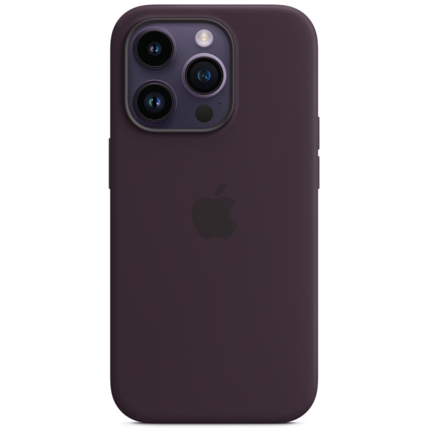 фото Чехол для iphone 14 pro silicone magsafe elderberry (mptk3) apple