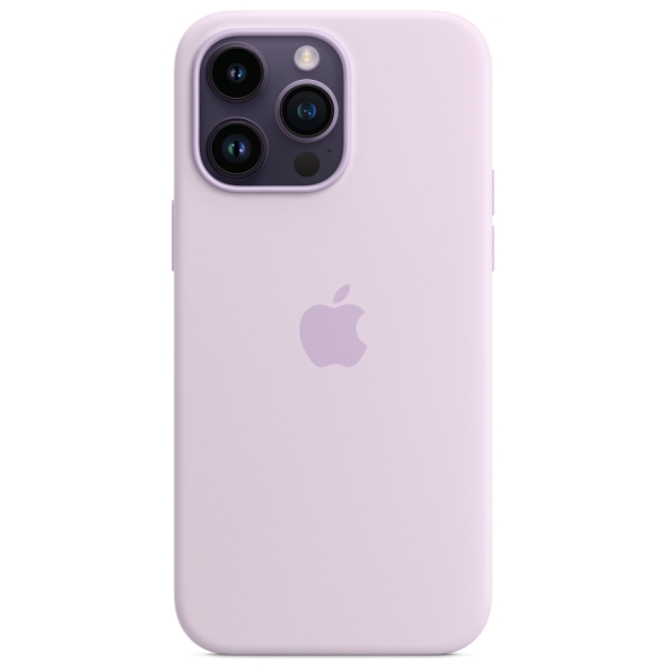 фото Чехол для iphone 14 pro max silicone magsafe lilac (mptw3) apple