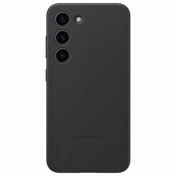 фото Чехол leather case для galaxy s23 black (ef-vs911lbegru) samsung