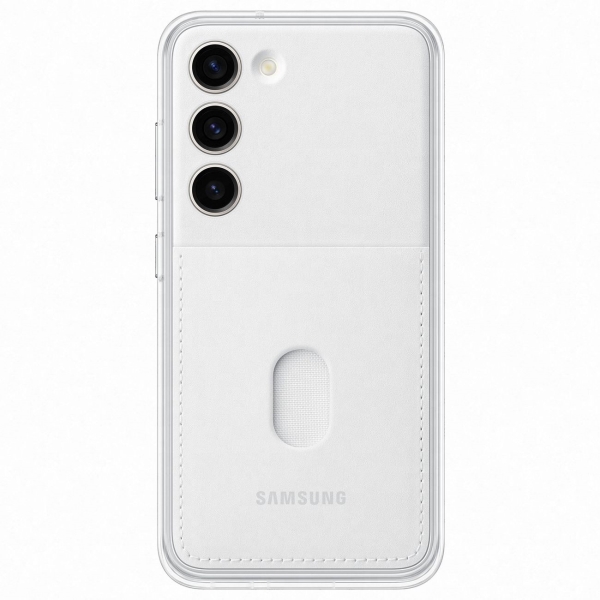 фото Чехол frame case для galaxy s23 white (ef-ms911cwegru) samsung