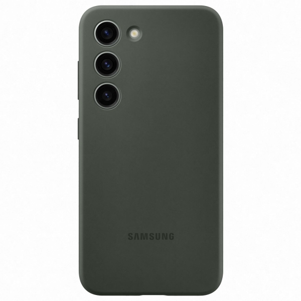 фото Чехол silicone case для galaxy s23 khaki (ef-ps911tgegru) samsung