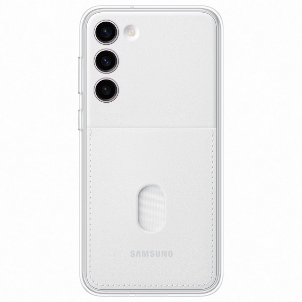 фото Чехол frame case для galaxy s23+ white (ef-ms916cwegru) samsung