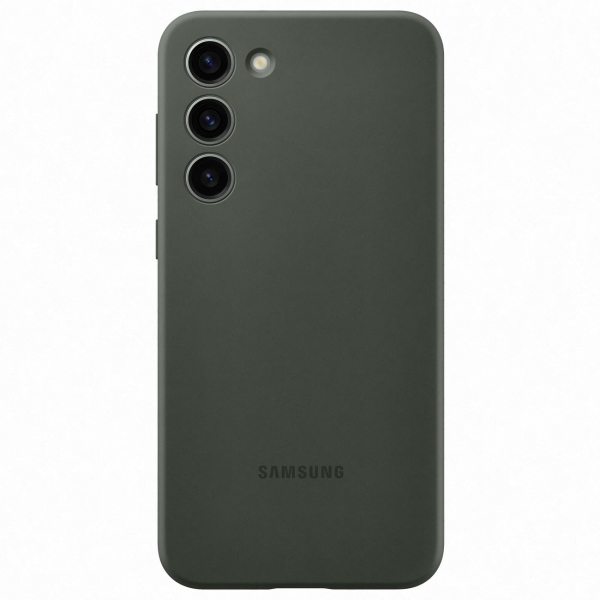 фото Чехол silicone case для galaxy s23+ khaki (ef-ps916tgegru) samsung