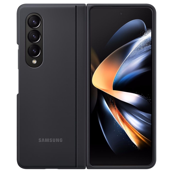 фото Чехол slim standing cover для samsung galaxy z fold4 black (ef-mf936cbeg)