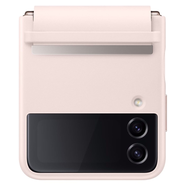 фото Чехол для galaxy z flip4 flap leather pink (ef-vf721lpeg) samsung