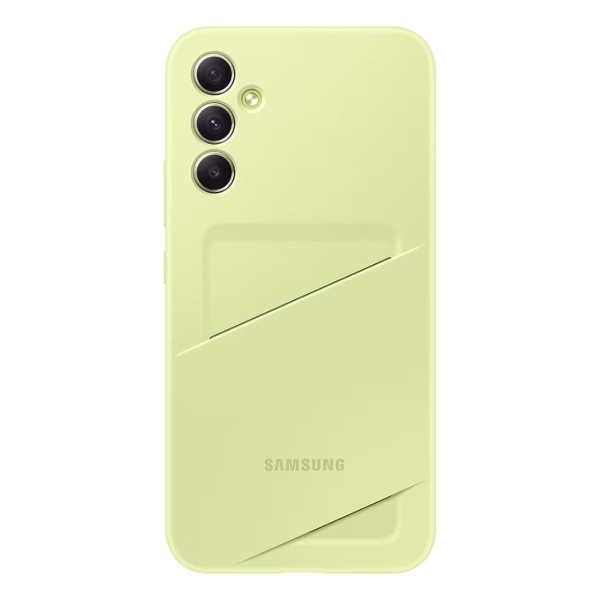 фото Чехол card slot для samsung galaxy a34 lime (ef-oa346tgeg)