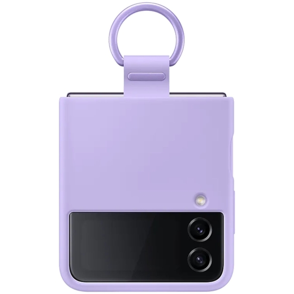 фото Чехол silicone cover для ring z flip 4 (f721) violet (ef-pf721tvegru) samsung