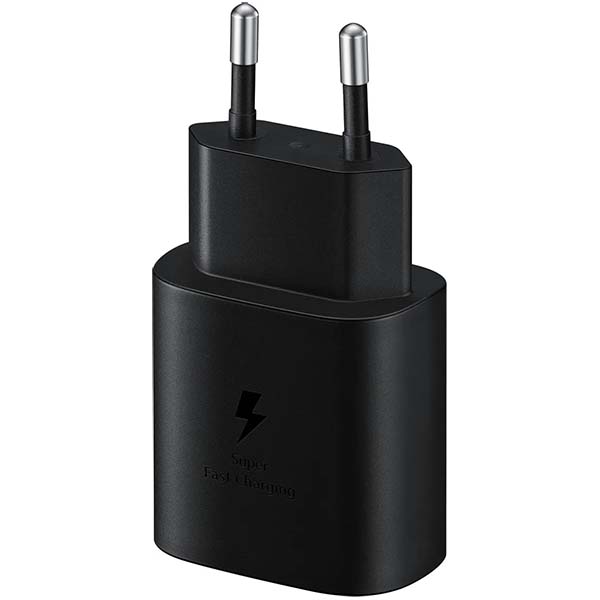 фото Сетевое зарядное устройство usb type-c 25w black (ep-ta800) samsung