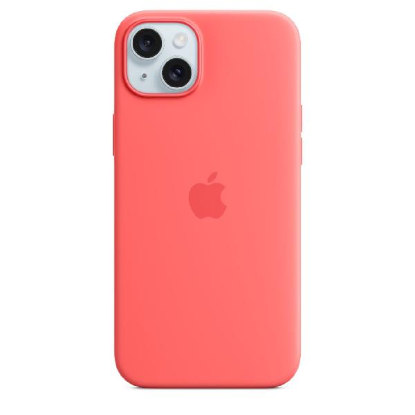 фото Чехол silicone case with magsafe для iphone 15 plus guava (mt163) apple