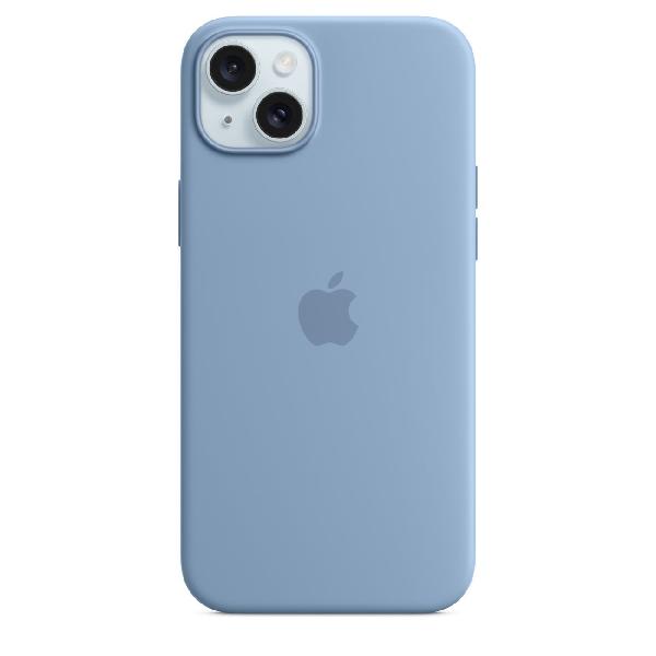 фото Чехол silicone case with magsafe для iphone 15 plus winter blue (mt193) apple