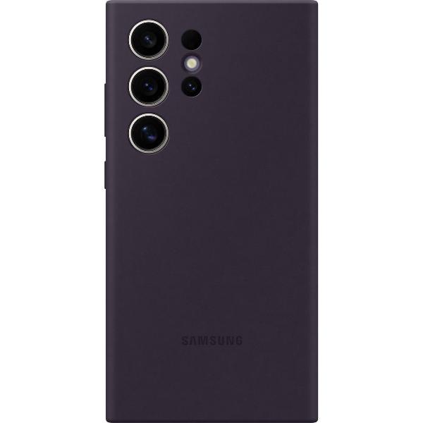 фото Чехол silicone case для samsung galaxy s24 ultra dark purple (ef-ps928teegru)