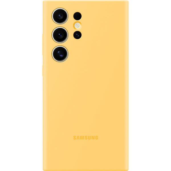 фото Чехол silicone case для samsung galaxy s24 ultra yellow (ef-ps928tyegru)