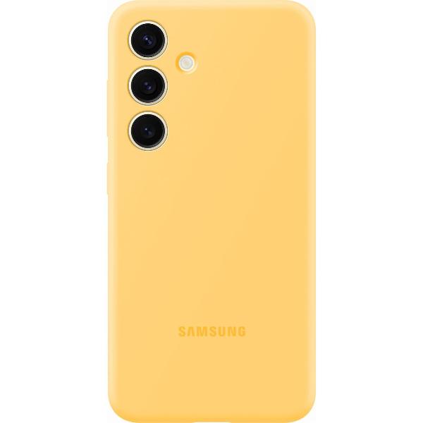 фото Чехол silicone case для samsung galaxy s24 yellow (ef-ps921tyegru)