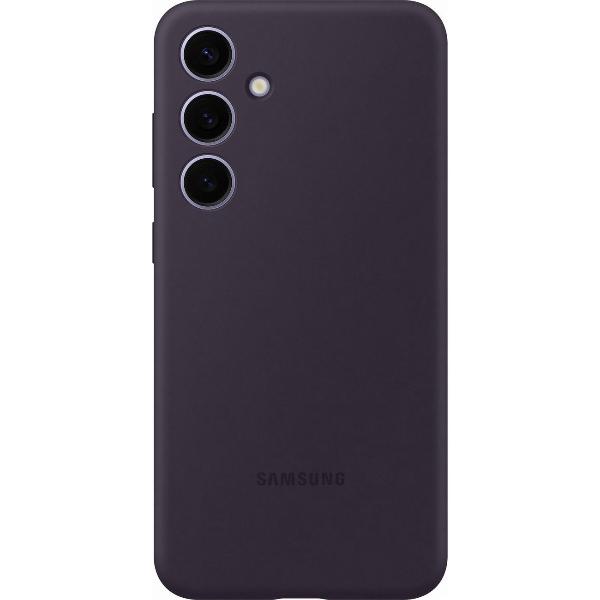 фото Чехол silicone case для samsung galaxy s24+ dark purple (ef-ps926teegru)