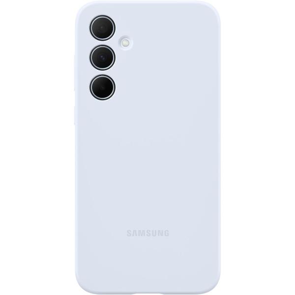 фото Чехол silicone case для galaxy a35 light blue (ef-pa356tlegru) samsung